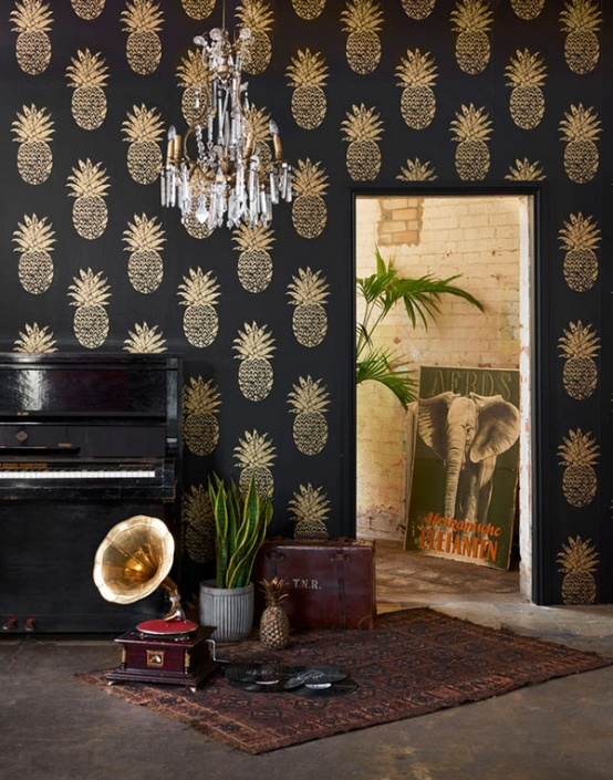Colony Tobago Ebony wallpaper
