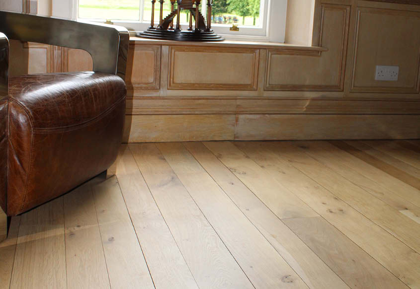 Swettenham Hall Oak Flooring close up